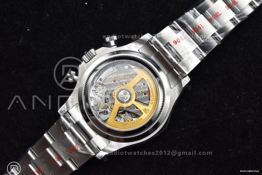 QF Daytona Braclet on 126506 Dial Stick YG V 1:1 Best Edition Breathable Ice Marker SS 791 SH4131 Blue 0814